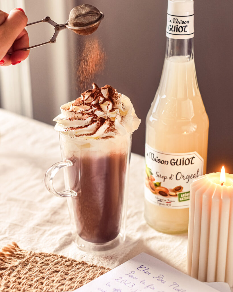 Chocolat chaud à l’Orgeat