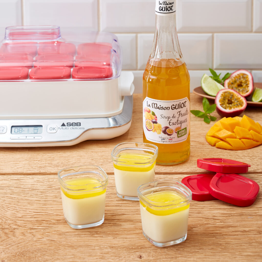 Pana Cotta au sirop de fruits exotiques LMG